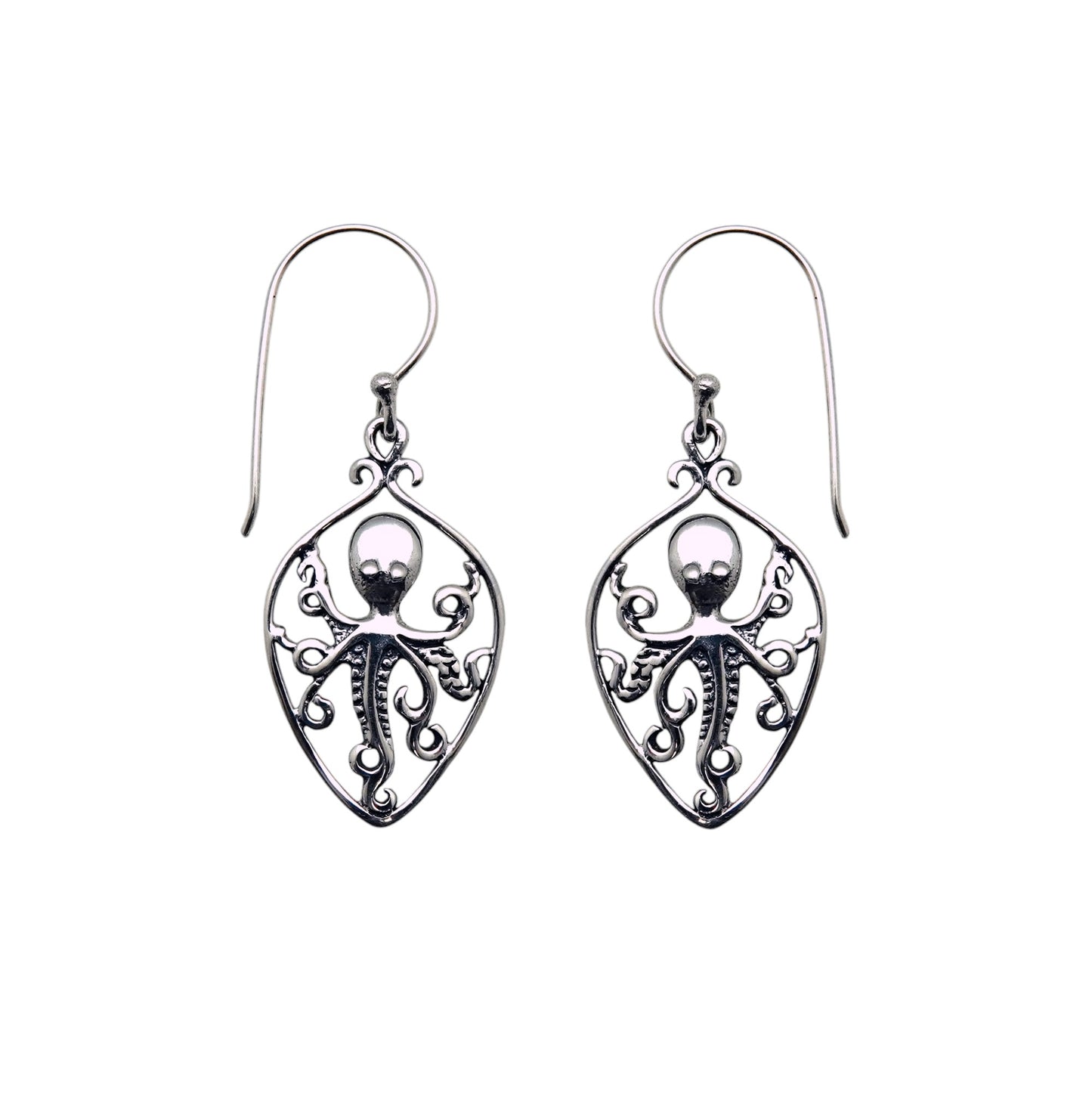 (216ZSS) Silver Dangle Earring