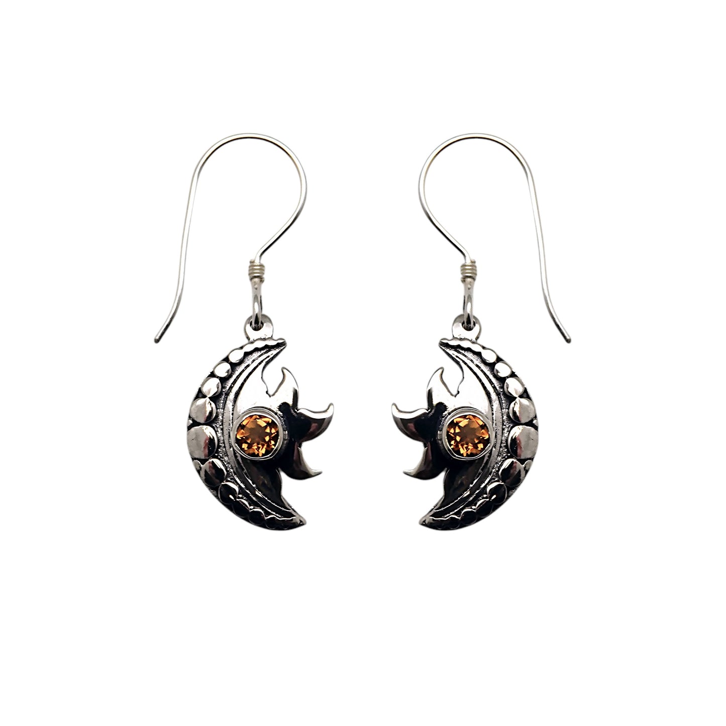 (304CCI) Silver Gemstone Earring