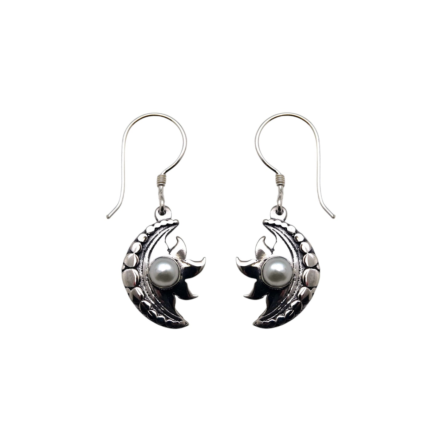 (304CPL) Silver Gemstone Earring