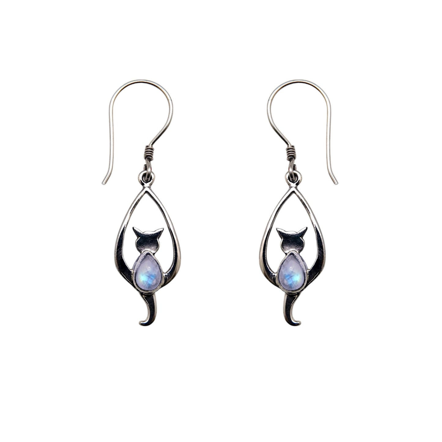 (310CBMS) Silver Gemstone Earring