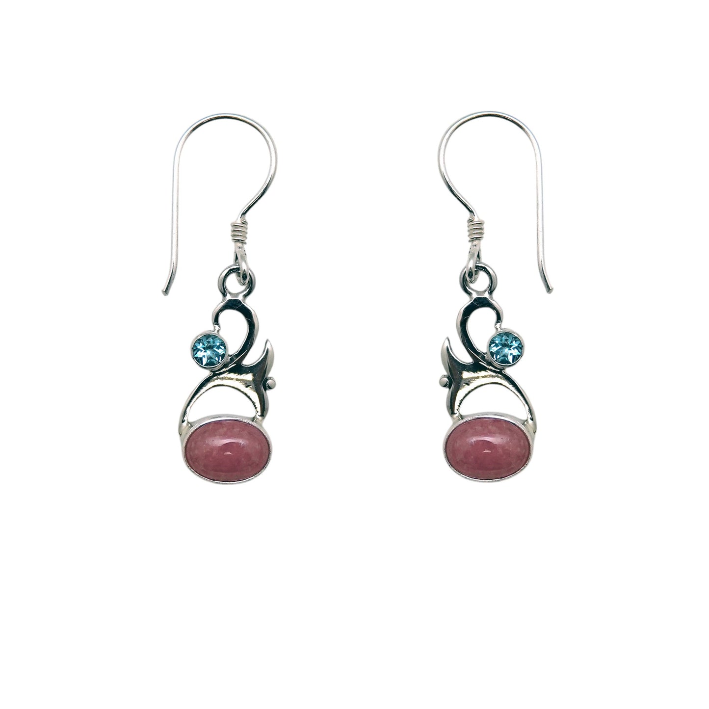 (312CBTRH) Silver Multistone Earring