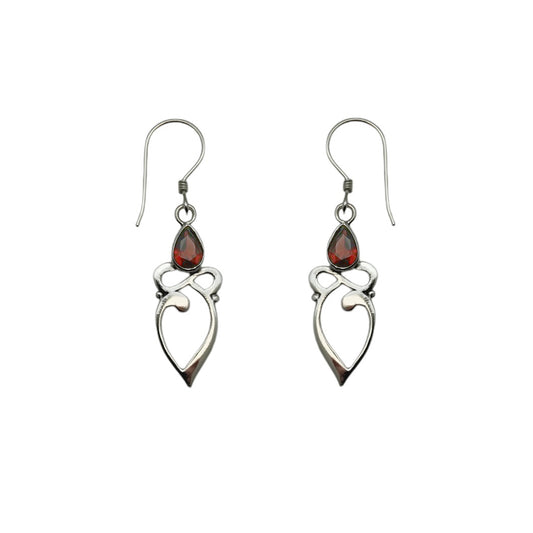 (316CGA) Silver Gemstone Earring