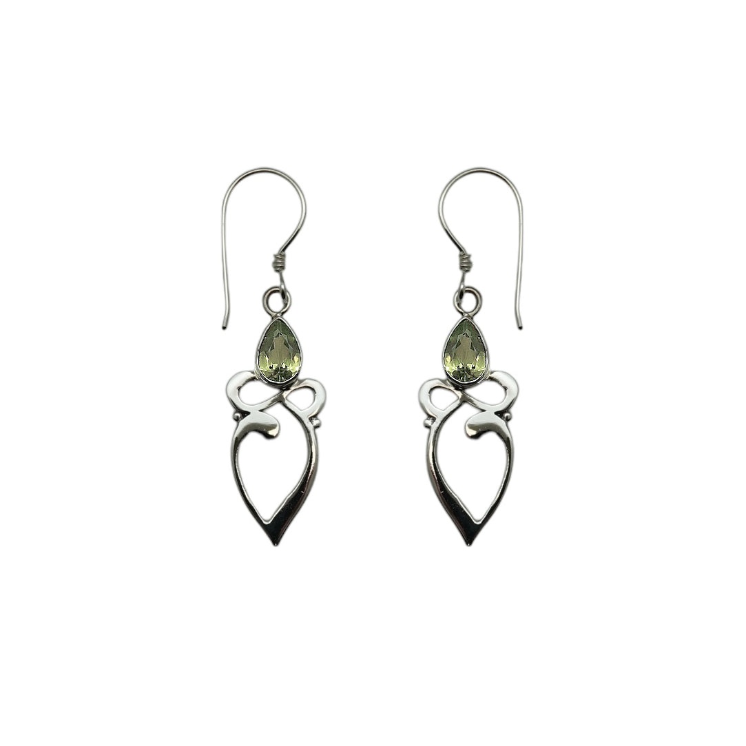 (316CPE) Silver Gemstone Earring