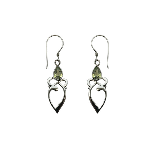 (316CPE) Silver Gemstone Earring