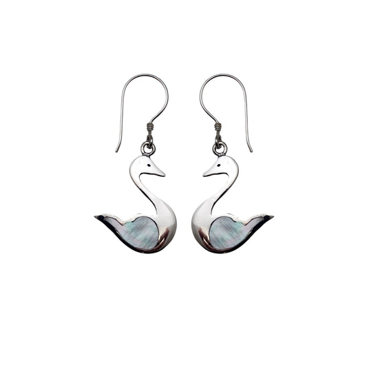 (317CMOP) Silver Shell Earring
