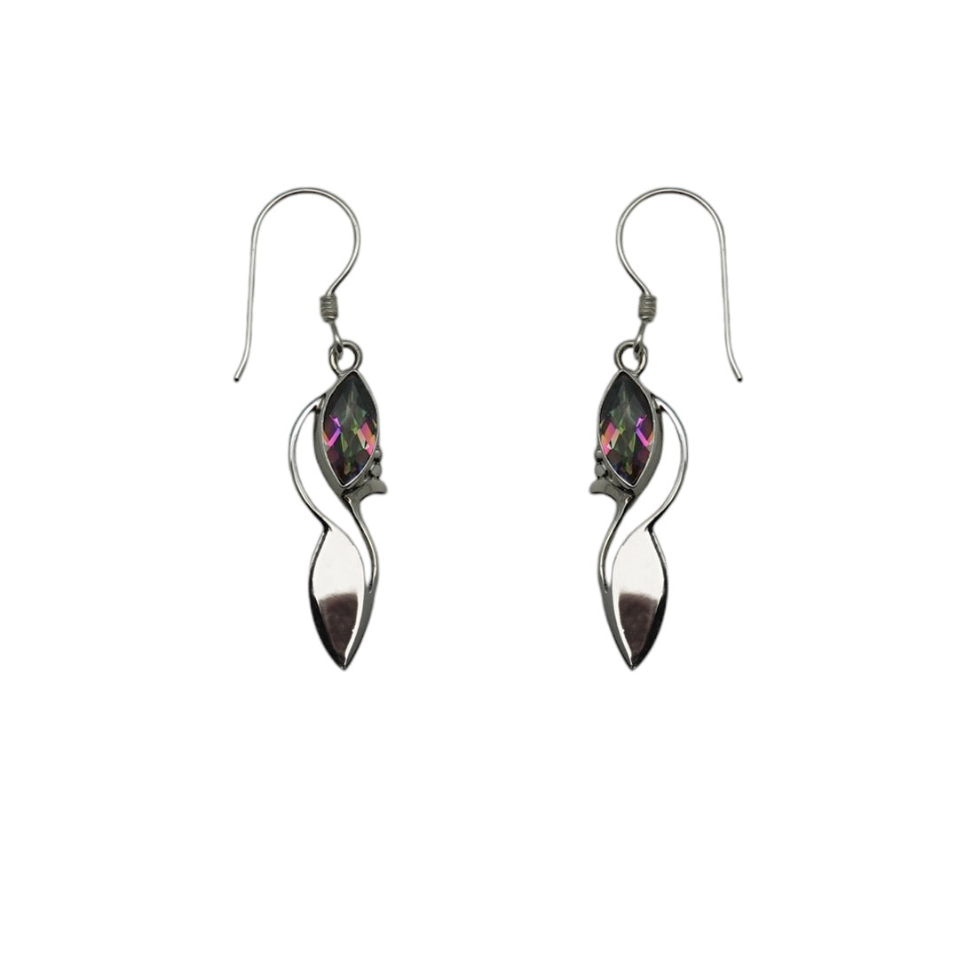 (318CMT) Silver Gemstone Earring
