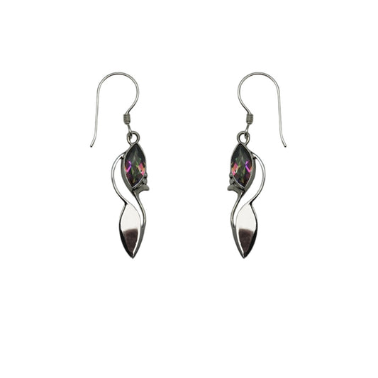 (318CMT) Silver Gemstone Earring