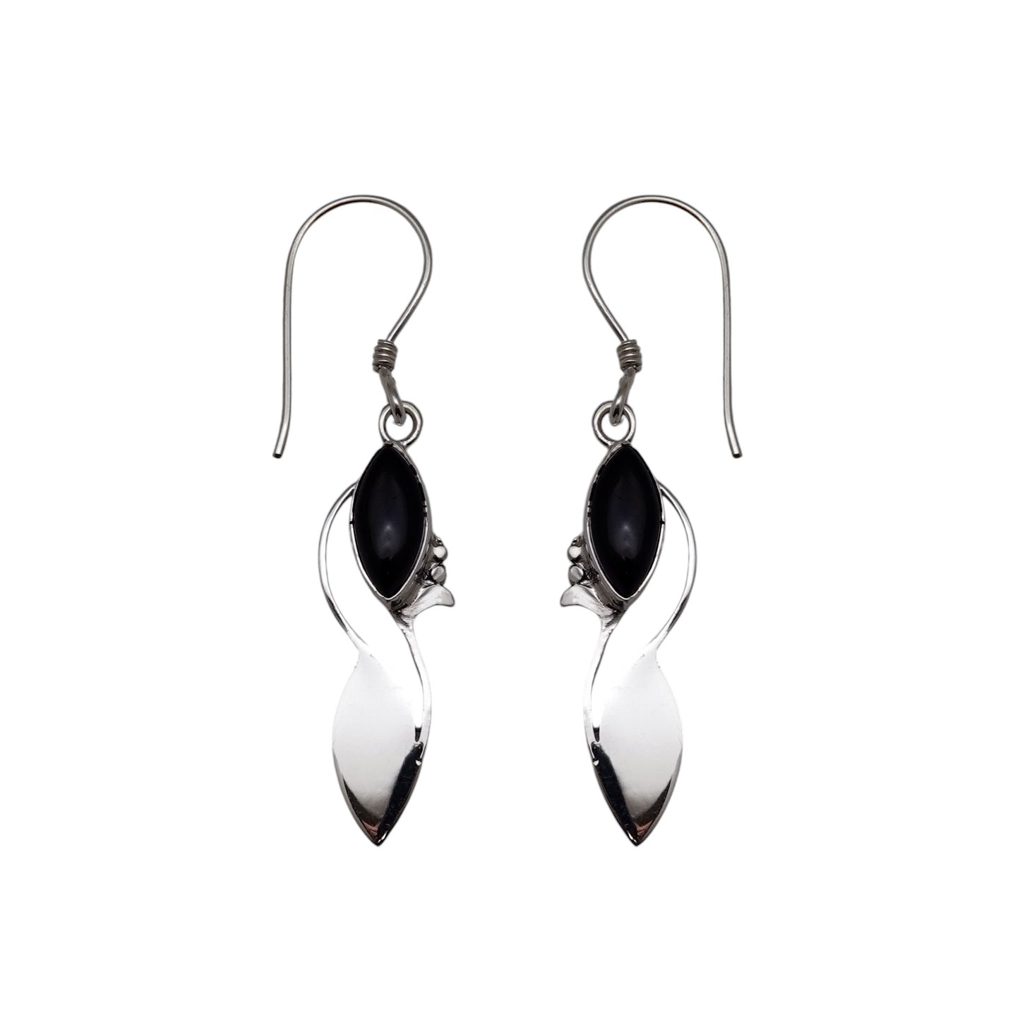 (318CON) Silver Gemstone Earring