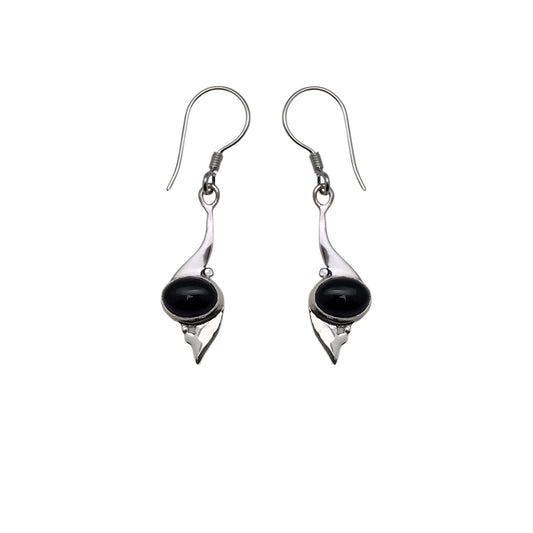 (320CON) Silver Gemstone Earring