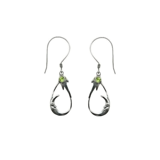 (322CPE) Silver Gemstone Earring