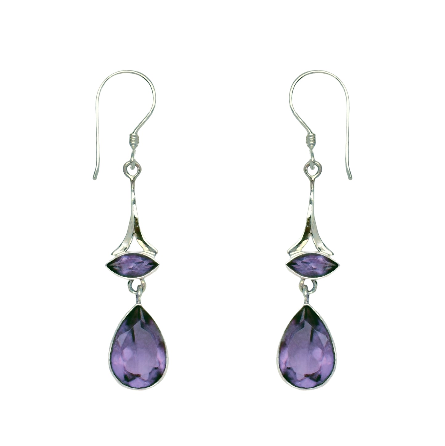 (340BAM) Amethyst earring