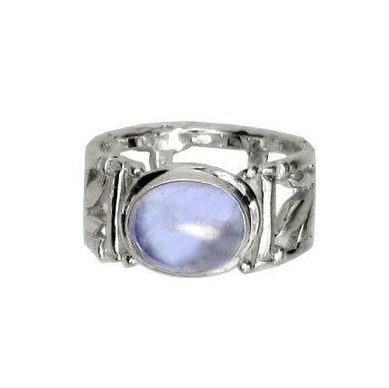 (724CBMS) Bamboo Blue Moonstone Ring