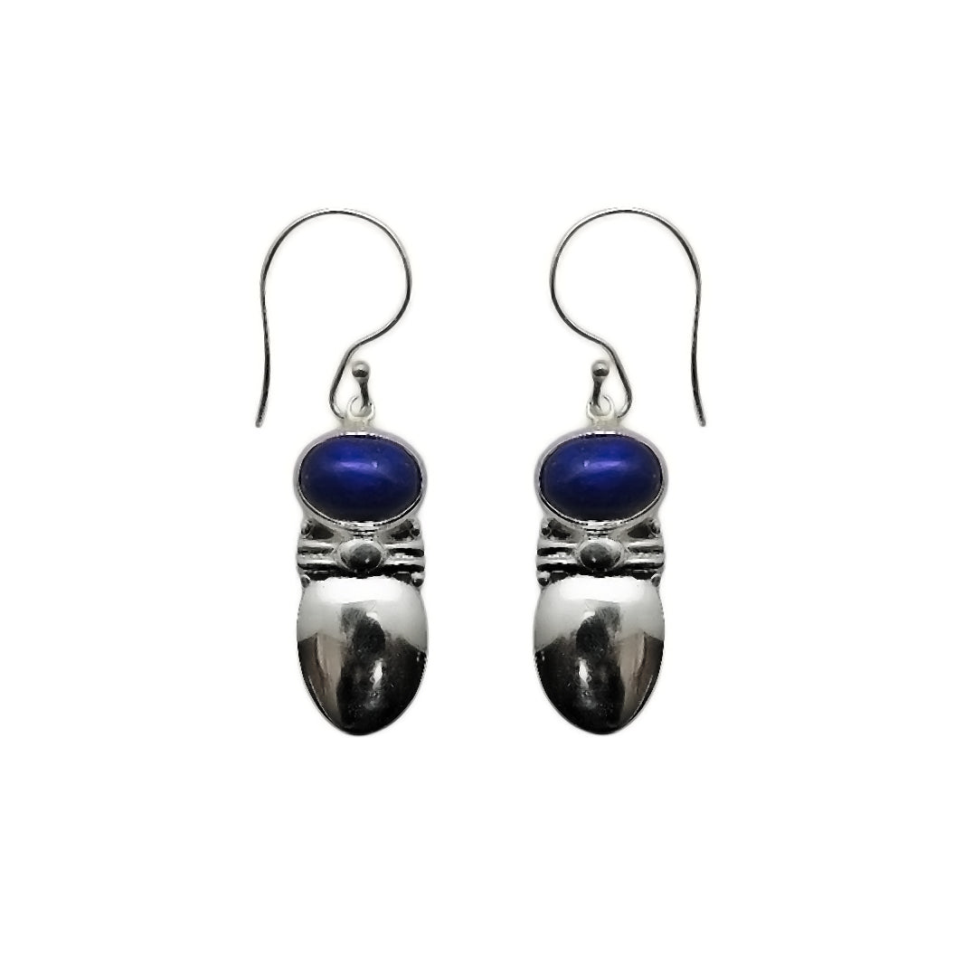 (SP105LA) Lapis Lantern Earrings