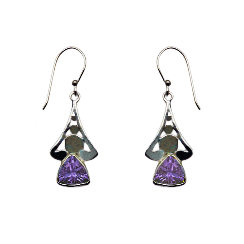 (SP115AM) Amethyst Earrings