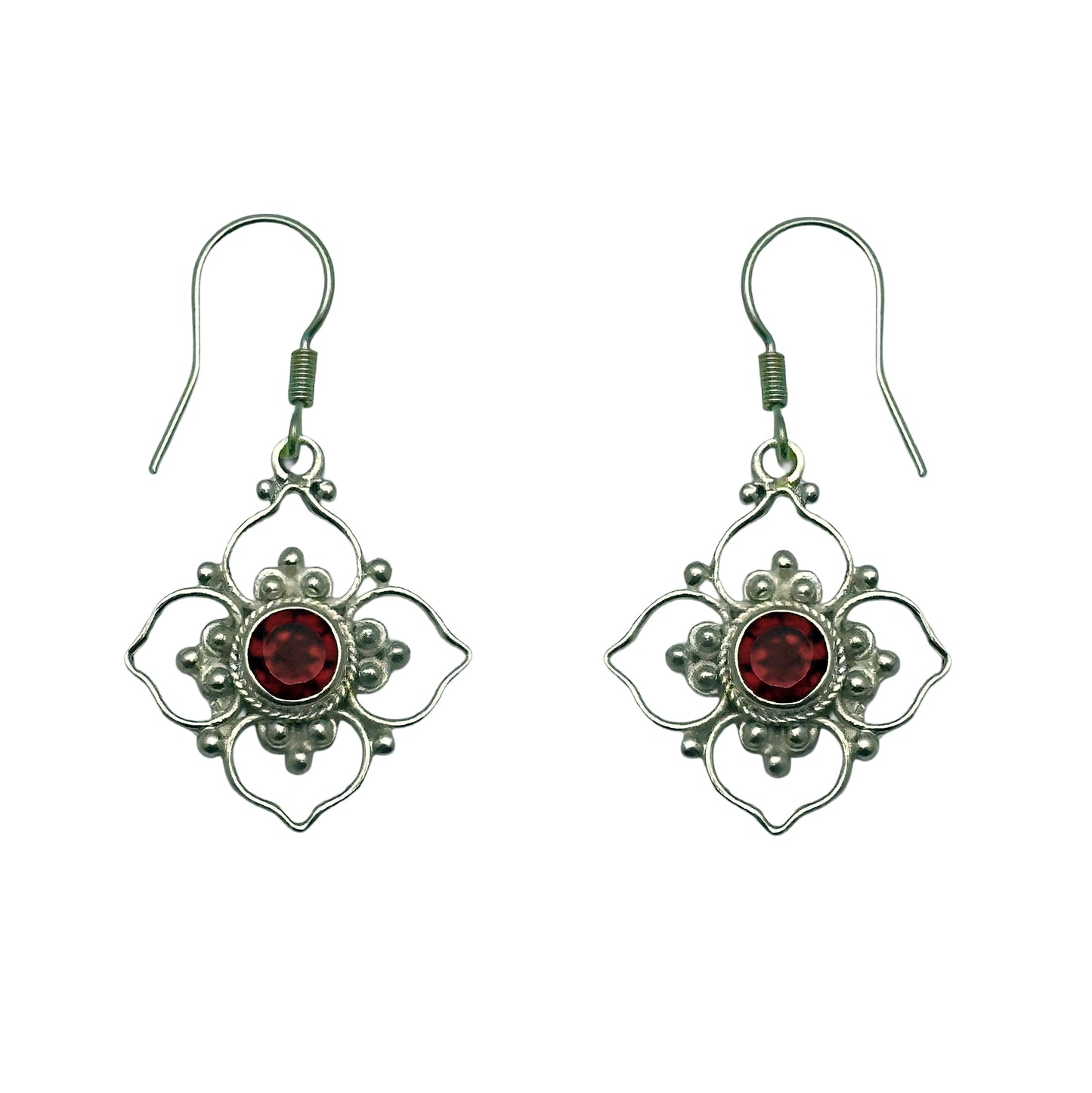 (SP267FGA) Garnet Earrings