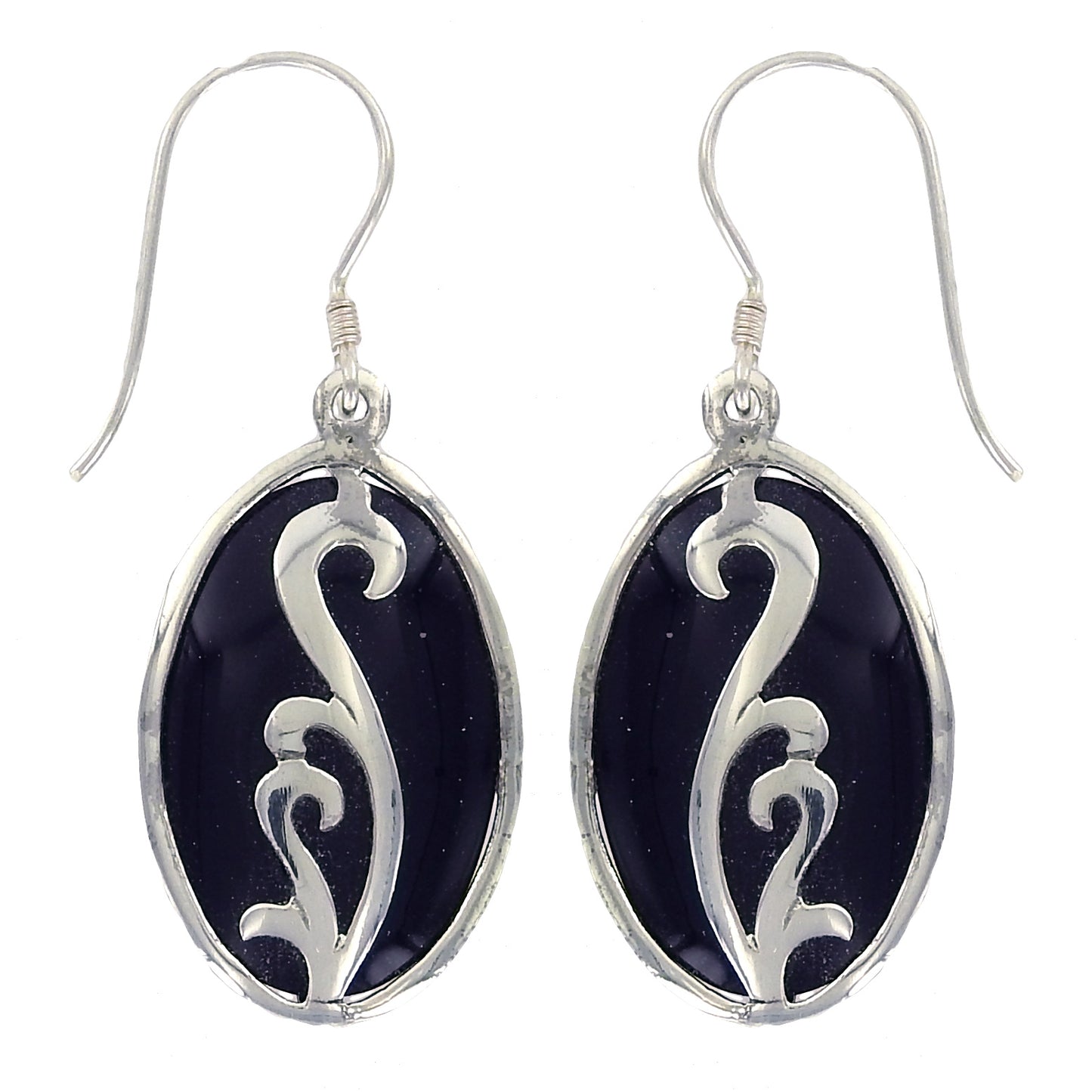 (220XDK) Dark Shell Earring