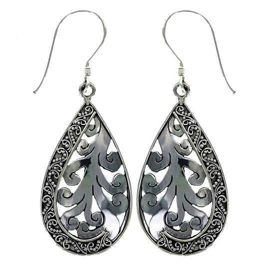 (265W) Silver Drop Earring