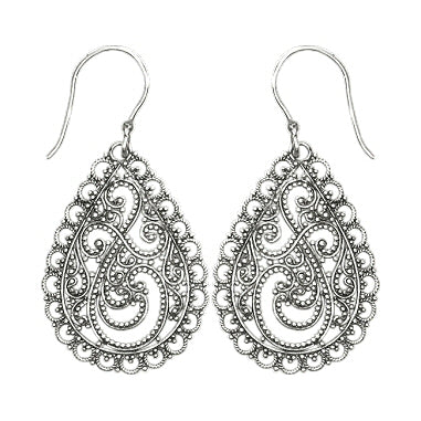 (291P) Granulated Teardrop Earrings