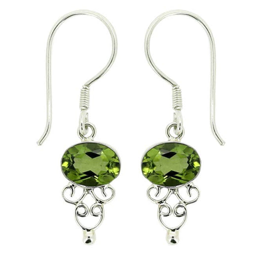 (248TPE) Peridot Earrings