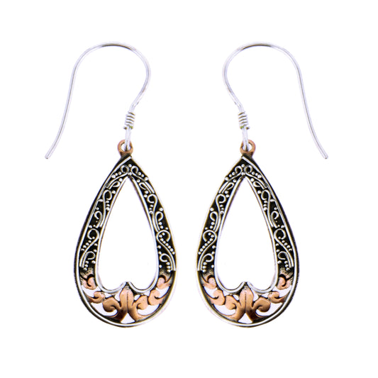 (261YCOP) Copper Sterling Silver Earring