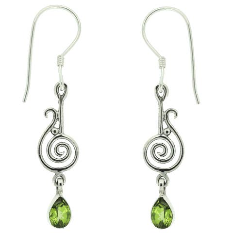 (290ZPE) Peridot Earring