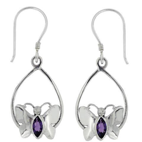 (305AM) Amethyst Earring