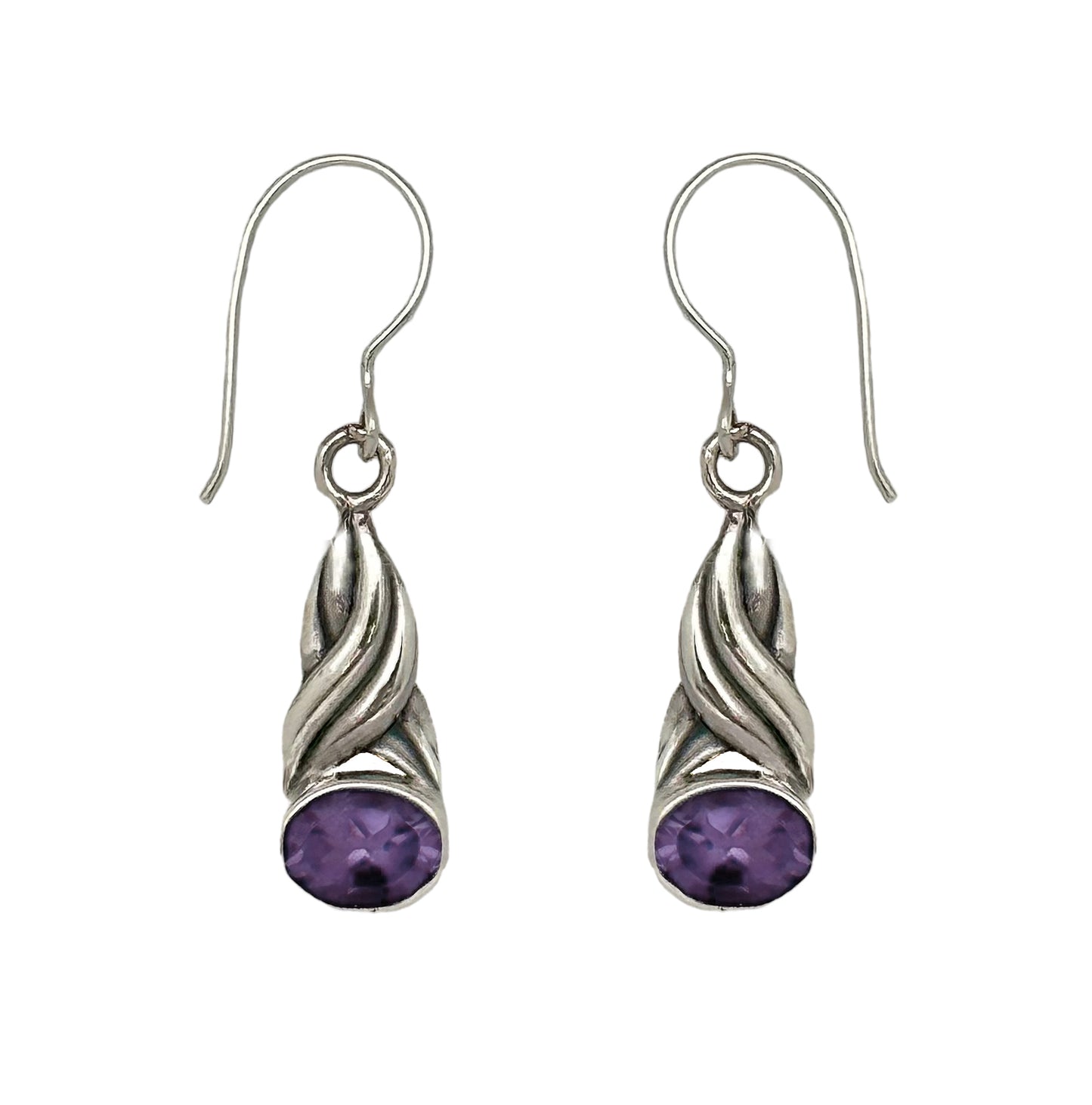 (317BAM) Amethyst earring