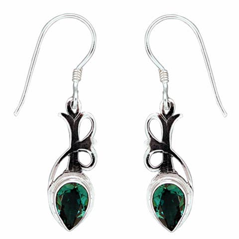 (336GQ) Green Quartz Earrings