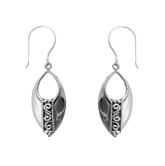 (350BSS) Silver earring