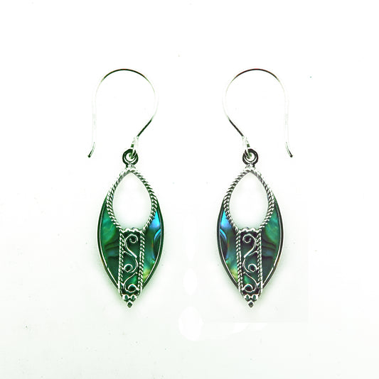 (375BPAUA) Paua (abalone) drop earring