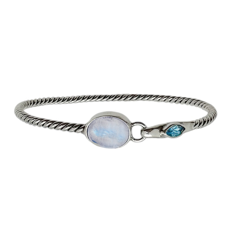 (523EBMSBT) Bangle Bracelet With Stones