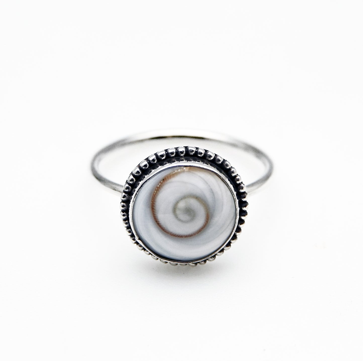 (795C) Shiva Shell Sterling Silver Ring