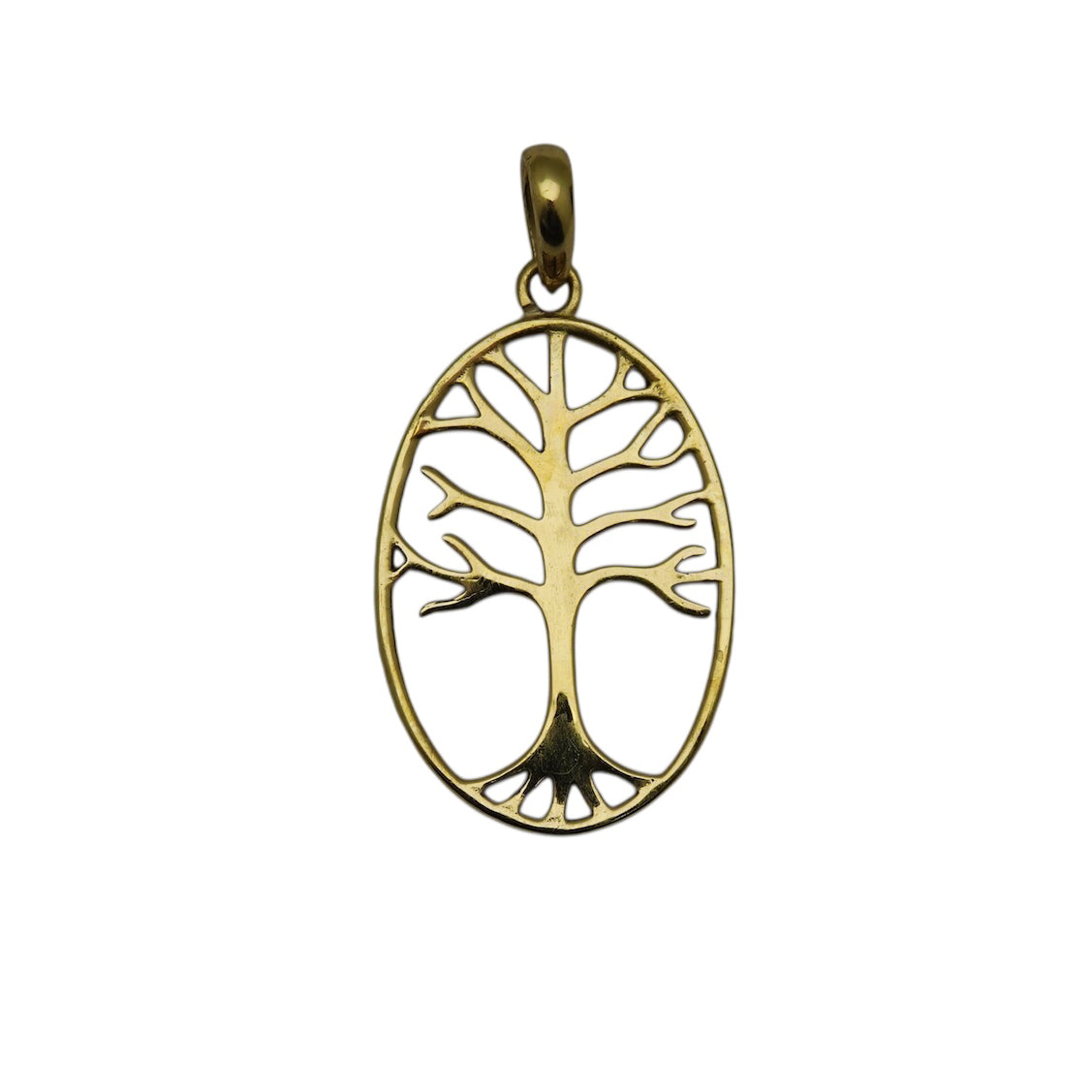 (BR665C) Golden Tree of Life Pendant