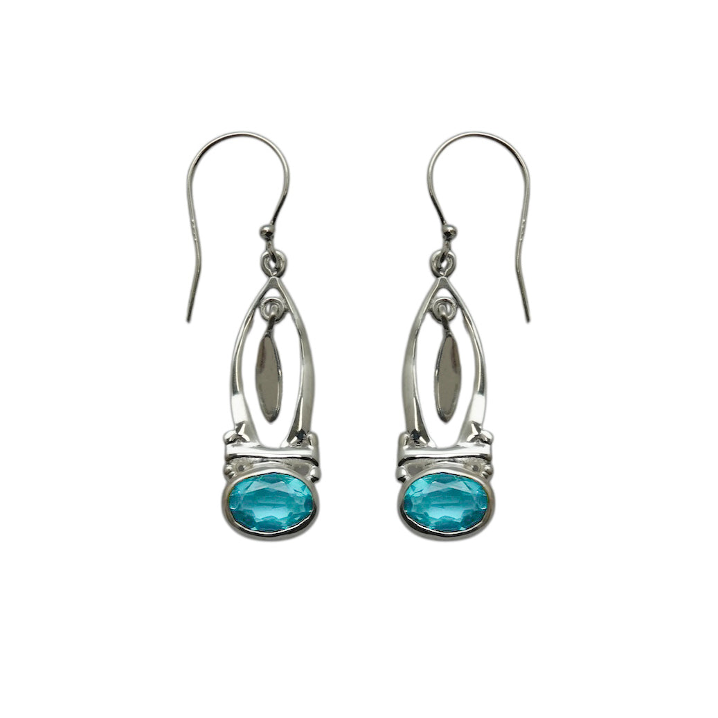 (SP106SBQ) Marquise Swiss Blue Quartz Drops