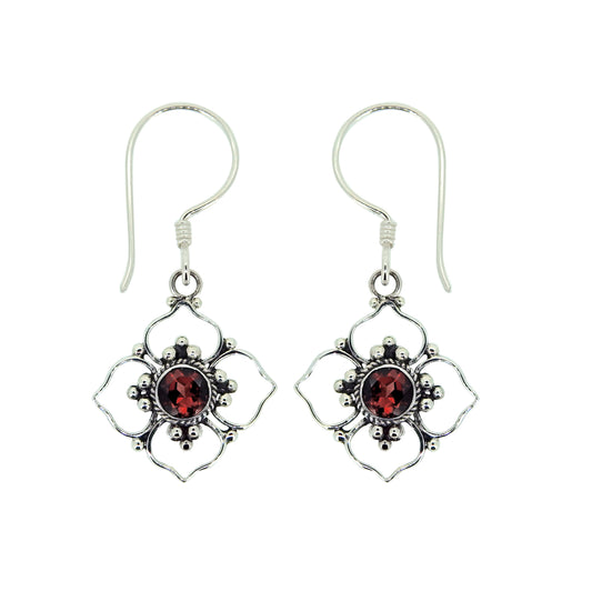 (SP250RGA) Garnet Earrings