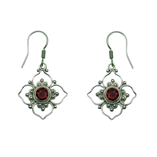 (SP267FGA) Garnet Earrings