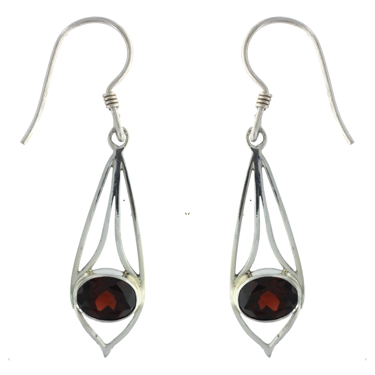 (218VGA) Garnet Earring