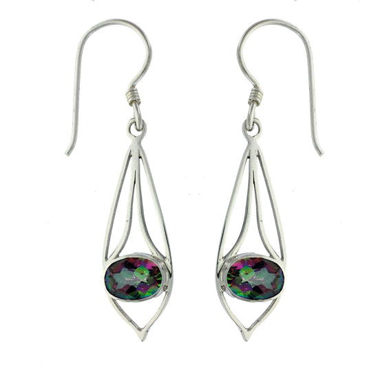 (218VMT) Mystic Topaz Drop Earring