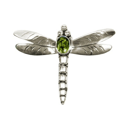 (833BPE) Peridot Dragonfly Pin - Pendant Combination
